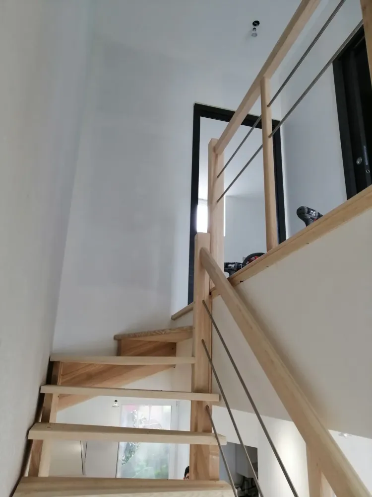 escalier en bois